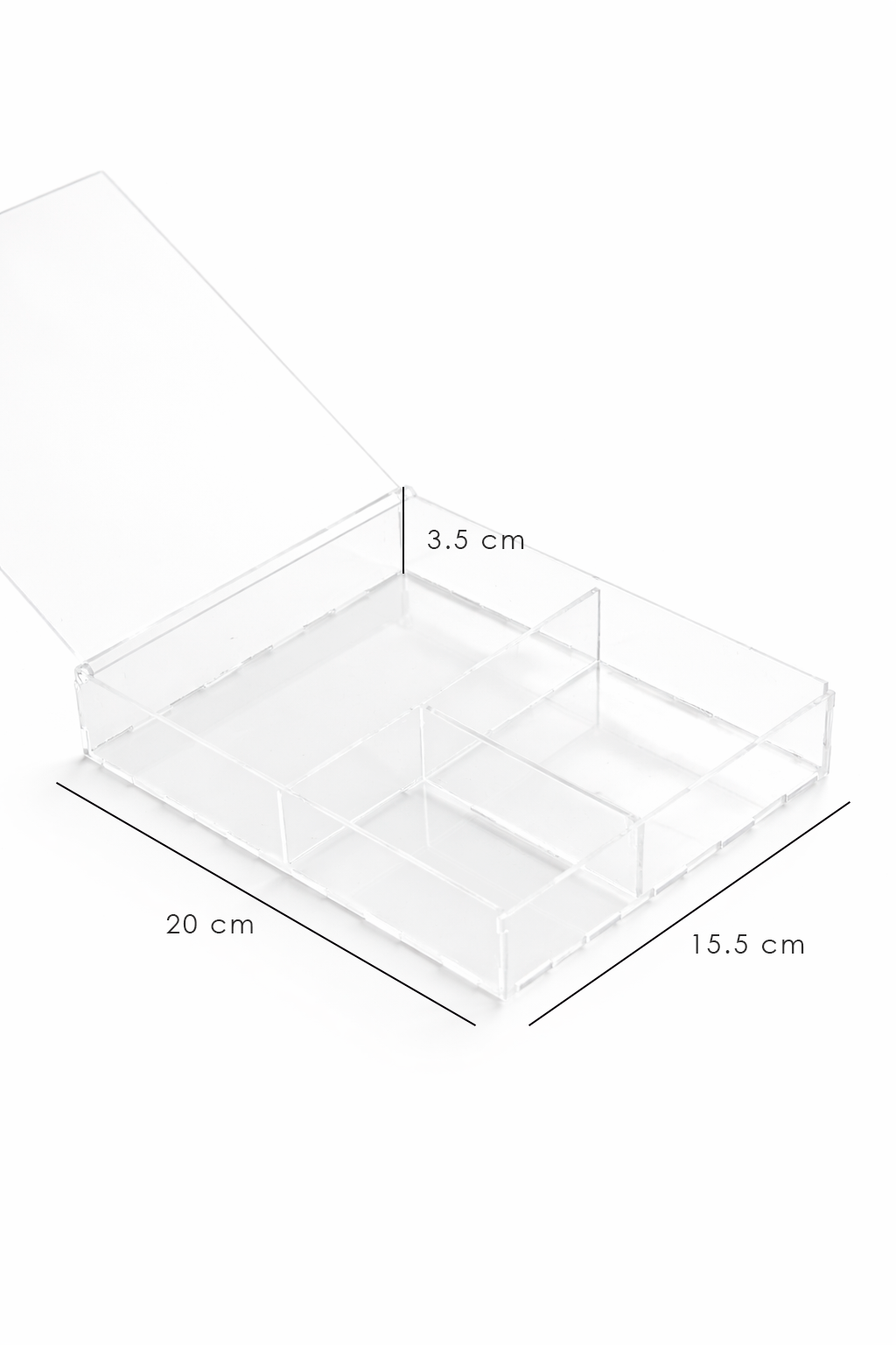 Caja Acrílico  Paquete Papelería