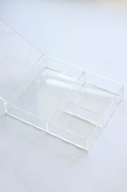 Caja Acrílico  Paquete Papelería
